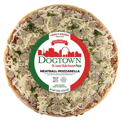 Dogtown Meatball Mozzarella Pizza 10/12"