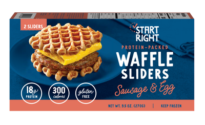 Start Right Pork Waffle Slider 8/9oz (retail pack)