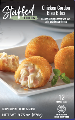 Stuffed Foods Chicken Cordon Blue 8/9.75 oz