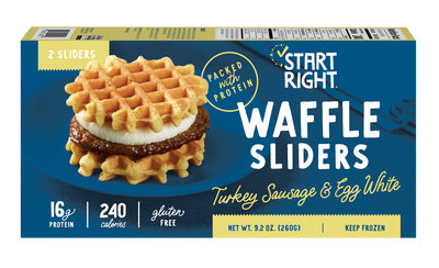 Start RightTurky Waffle Slider 8/9oz (retail pack)