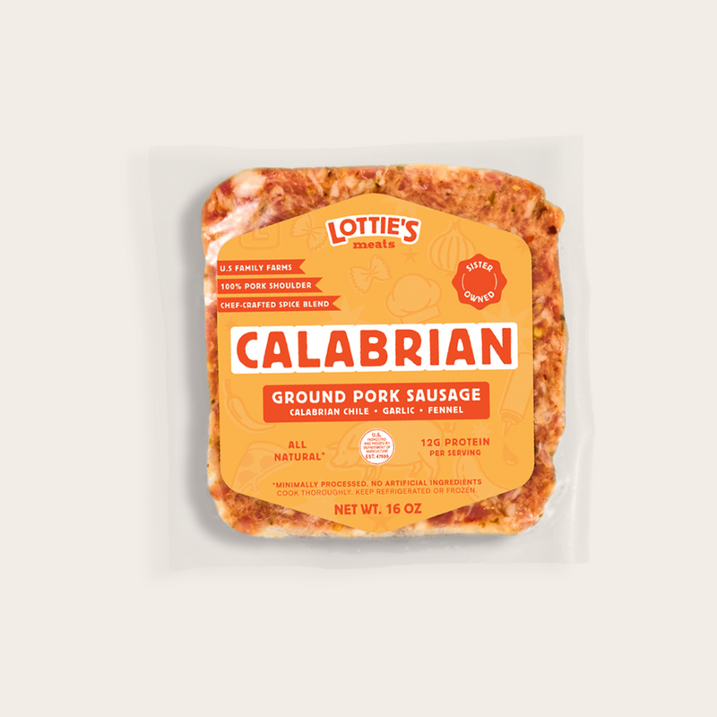Lotties Calabrian Ground Pork 12/16oz