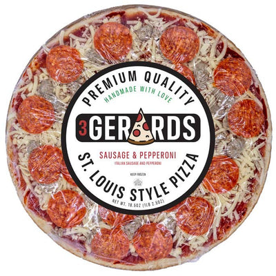 3Gerards Sausage & Pepperoni Pizza 10/12"