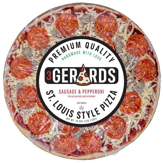 3Gerards Sausage & Pepperoni Pizza 10/12"