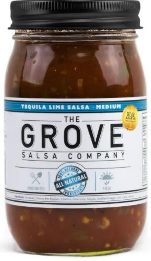 GROVE SALSA TEQUILA LIME 12/16oz