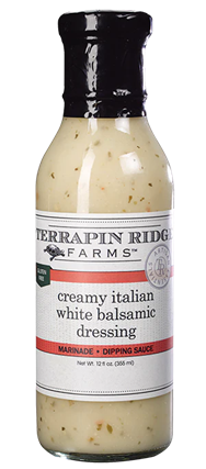 Creamy Italian White Balsamic Dressing 6/12z