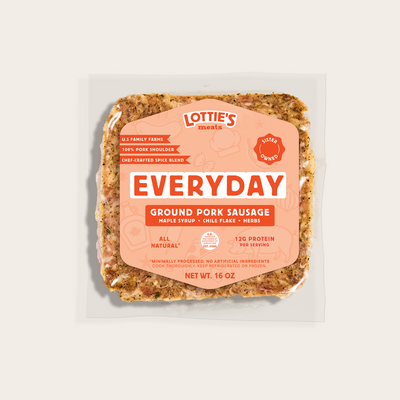 Lotties Ground Pork Sausage 12/16oz