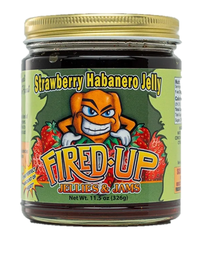 FIRED UP Strawberry Habanero 12/9z