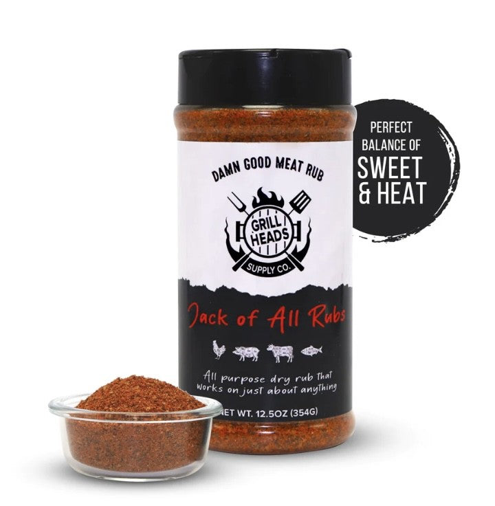 Grill Heads Jack of All Rubs 12/12.5oz