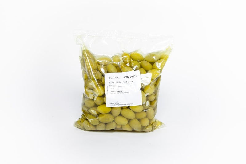 Cerignola Olives Green Whole w/Pits 4/2.2lb