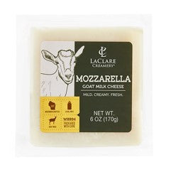 Goat Mozzarella Retail Cuts 6/6oz