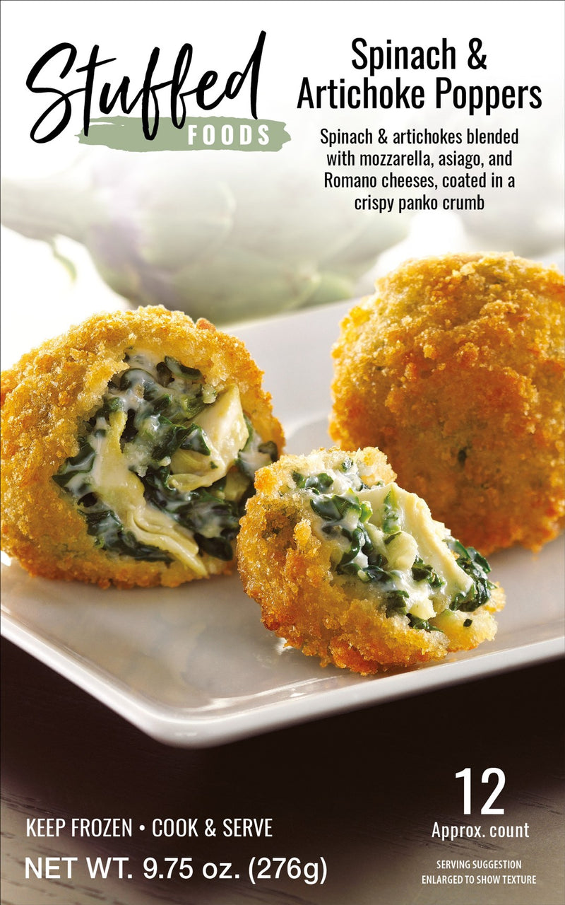 Stuffed Foods Spinach Artichoke Popper 8/9.7oz