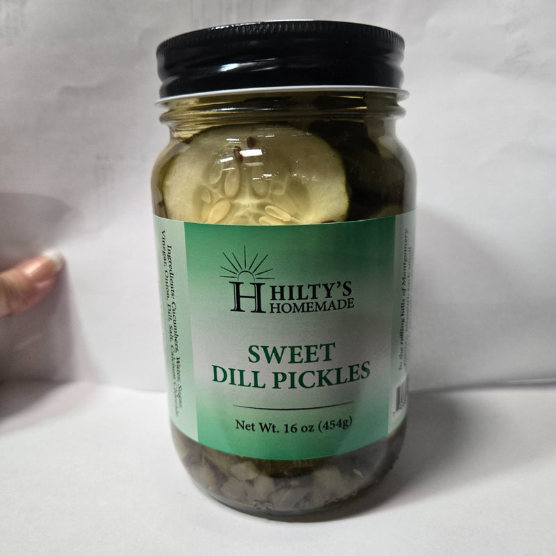 Hiltys Sweet Dill Pickle Slice 12/16oz