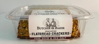 Butcher & Baker Flatbread 5 Seed Cracker 12/5.5z