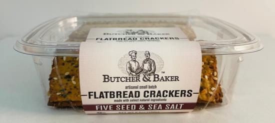 Butcher & Baker Flatbread 5 Seed Cracker 12/5.5z