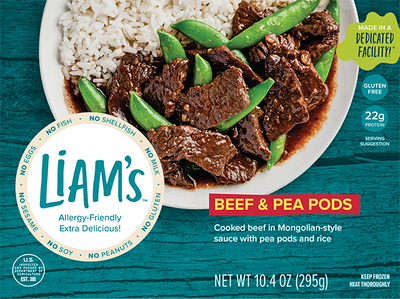 Liam's Beef & Peapods 6/10.4oz