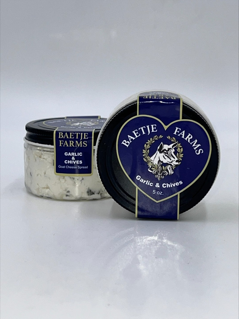Baetje Garlic Chive Goat Cheese Jar 5oz
