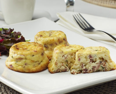Crustless Quiche Bacon Swiss 4/15ct