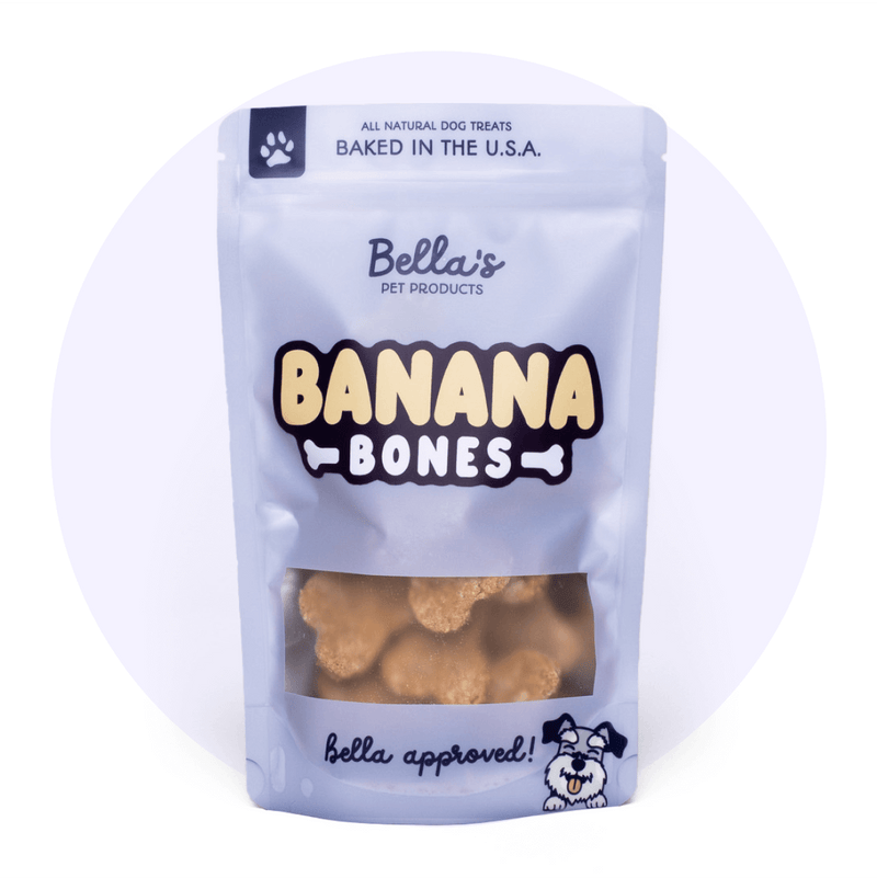Bella's Pet Treats Banana Bones 8/oz