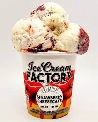 Strawberry Cheesecake Ice Cream PINT 12/12oz