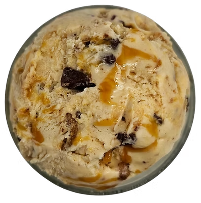 Salted Caramel Tracks Ice Cream PINT 12/12oz