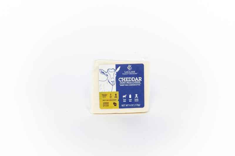 Goat Cheddar Retail Cuts 6/6oz