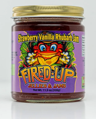 FIRED UP Straw Vanilla Rubarb 12/9z