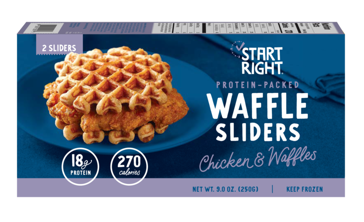 Start Right Chickn Waffle Slider 8/9z (retail pack