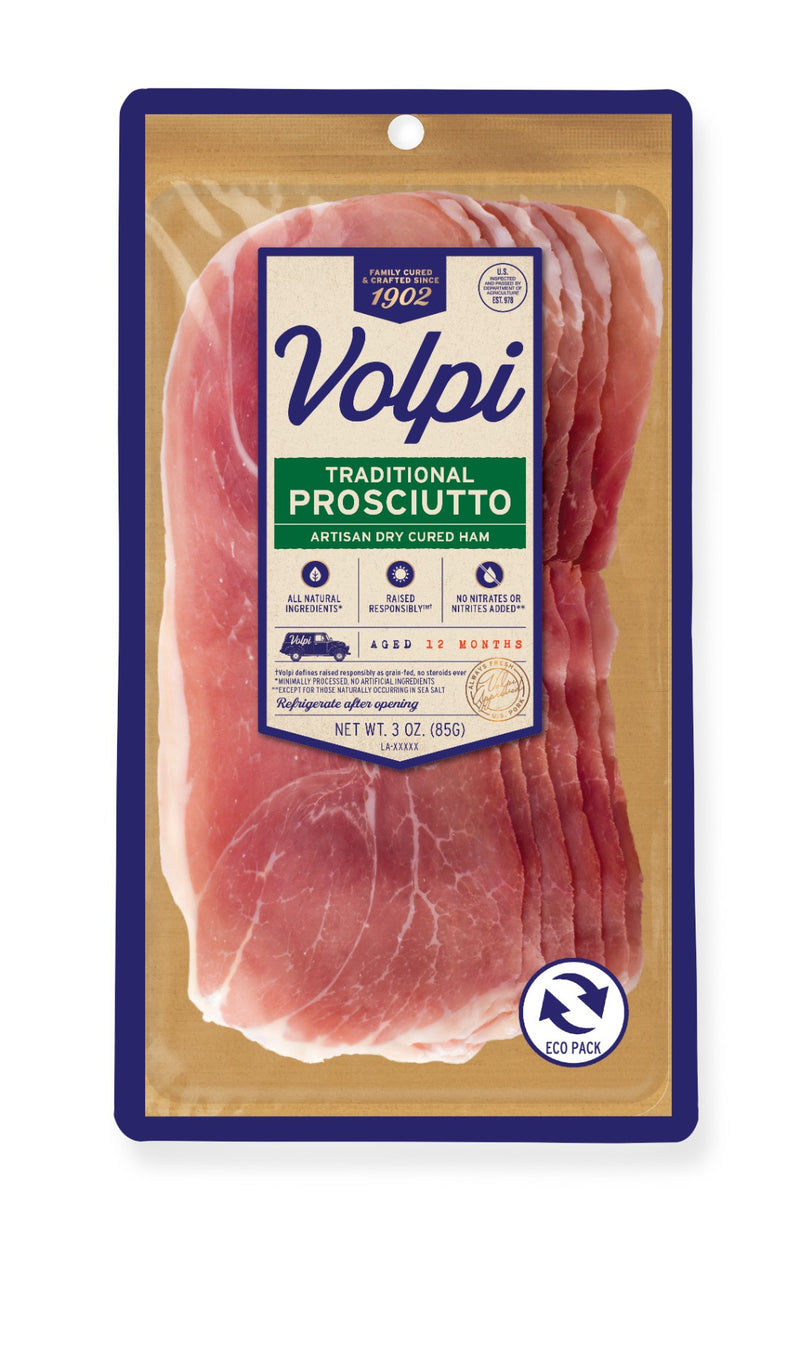 Volpi Prosciutto Sliced 12/3oz