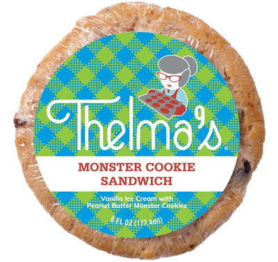 THELMAS Monster Cookie Ice Cream Sandwich 12/6oz