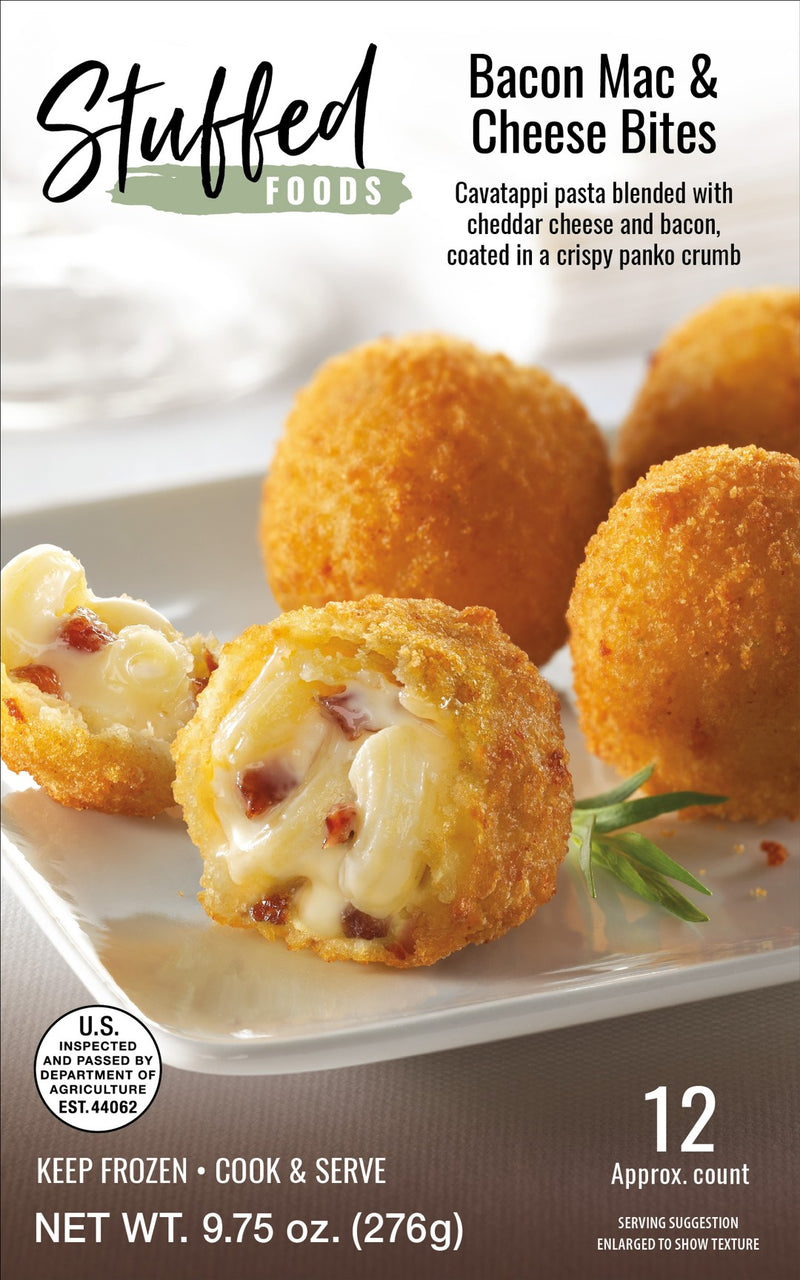 Stuffed Foods Bacon Mac & Cheese Bites 8/9.7oz