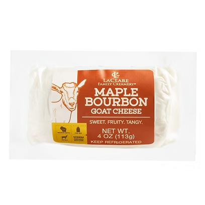LaClare Maple Bourbon Goat Log12/4z