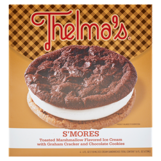 THELMAS S'mores Ice Cream Sandwich Mini 6/4/4oz