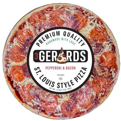 3G Pepperoni Bacon Pizza 10/12"