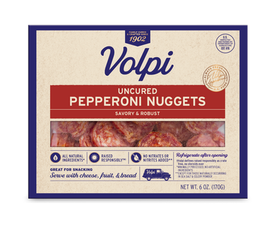Volpi Sliced Thick Pepperoni Nuggets 12/6oz