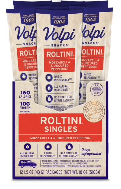 Volpi Roltini w/Mozz & PepperoniI 2/12-1.5oz