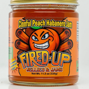 cinnful peach habanero jam <h3>fired up jellies & jams</h3>
