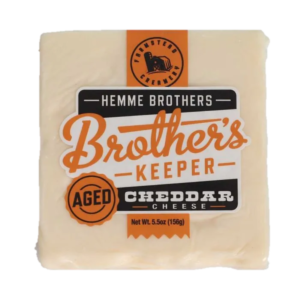 Brother's Keeper Aged Cheddar <h3>Hemme Brothers Creamery</h3>