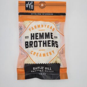 Garlic Dill Cheese Curds <h3>Hemme Brothers Creamery</h3>