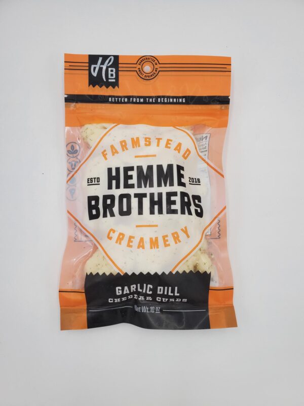 Garlic Dill Cheese Curds <h3>Hemme Brothers Creamery</h3>