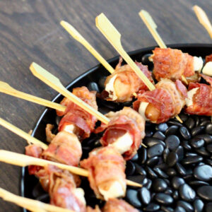 Goat Cheese Stuffed Bacon Wrapped Dates <h3>Gourmet Kitchen</h3>