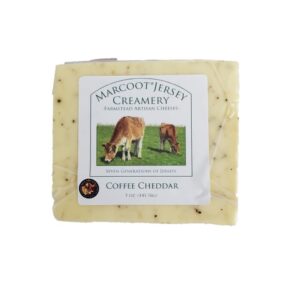 Coffee Cheddar <h3>marcoot jersey creamery</h3>